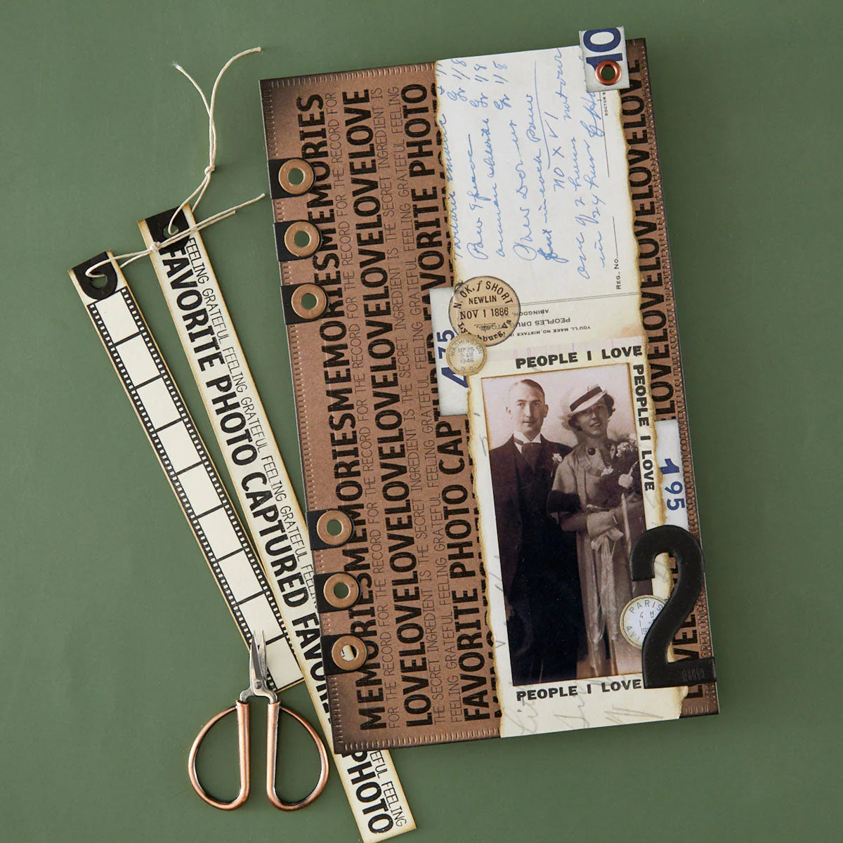 Spellbinders Keepsake Strips Clear Stamp Set by Esther Glas