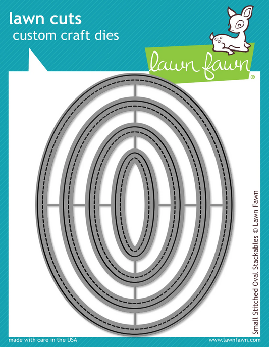 Small Stitched Oval Stackables