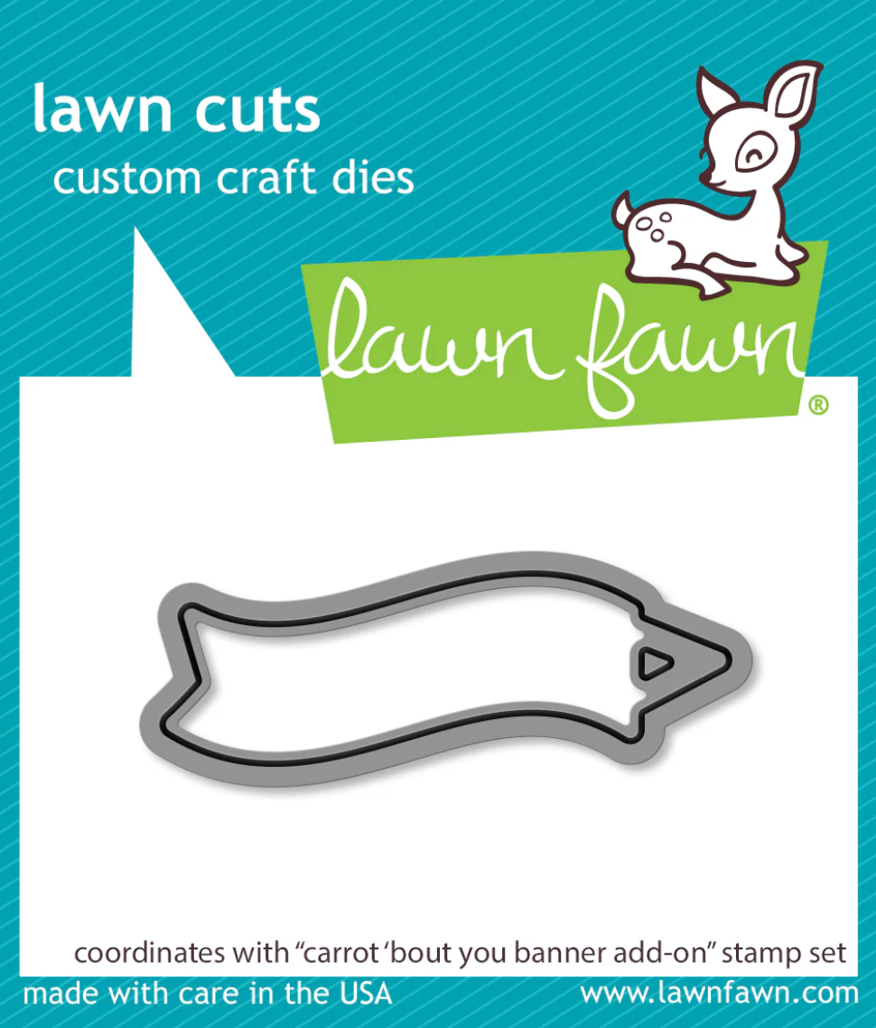 Carrot 'bout You Banner Stamp & Die Add-on