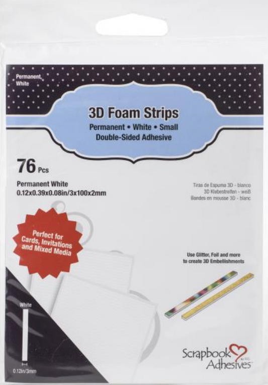 3D Foam Strips (1/8")