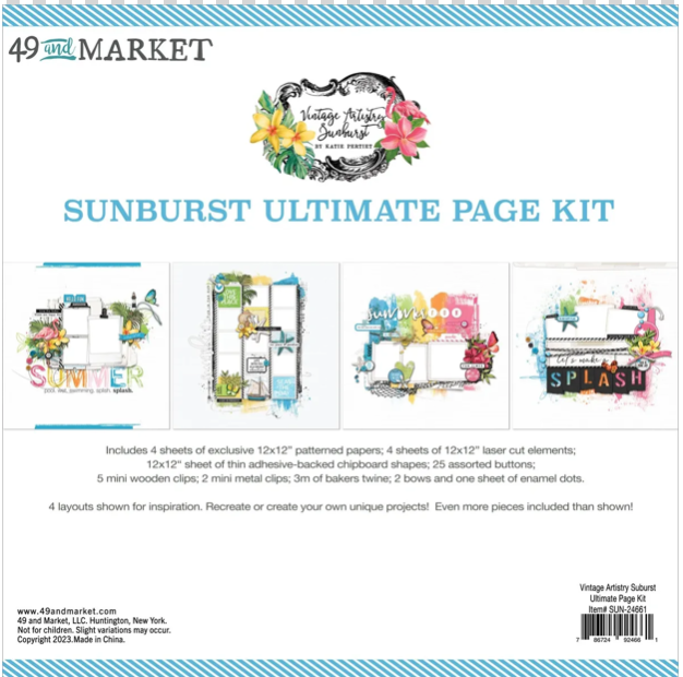 Sunburst 12x12 Page Kit