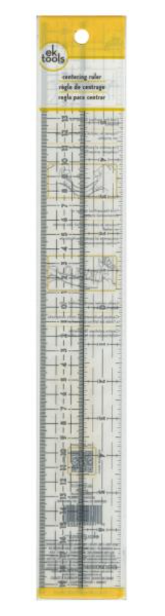 EK Tools Acrylic Pro Centering Ruler 16"