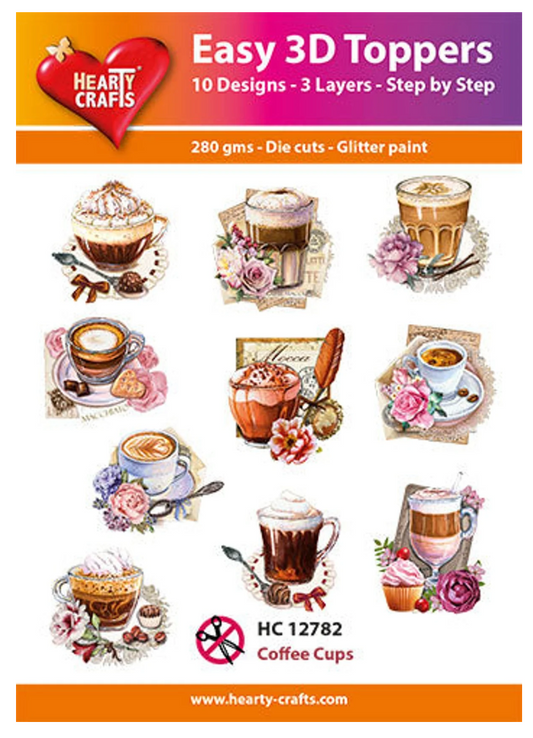 Easy 3D-Toppers Coffee Cups