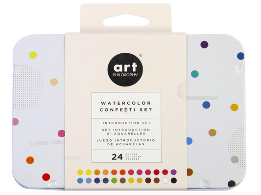Art Philosophy Watercolor Confetti Set