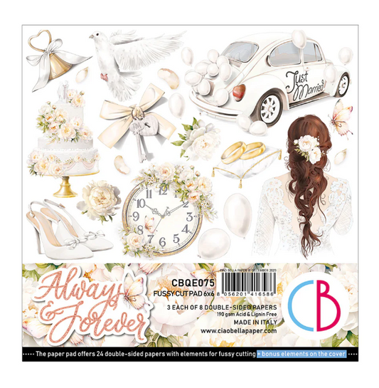 Always & Forever Fussy Cut Pad 6"x6" Pad