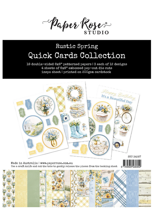 Rustic Spring Quick Cards Kit