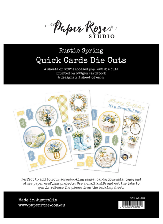 Rustic Spring Quick Cards Die Cuts