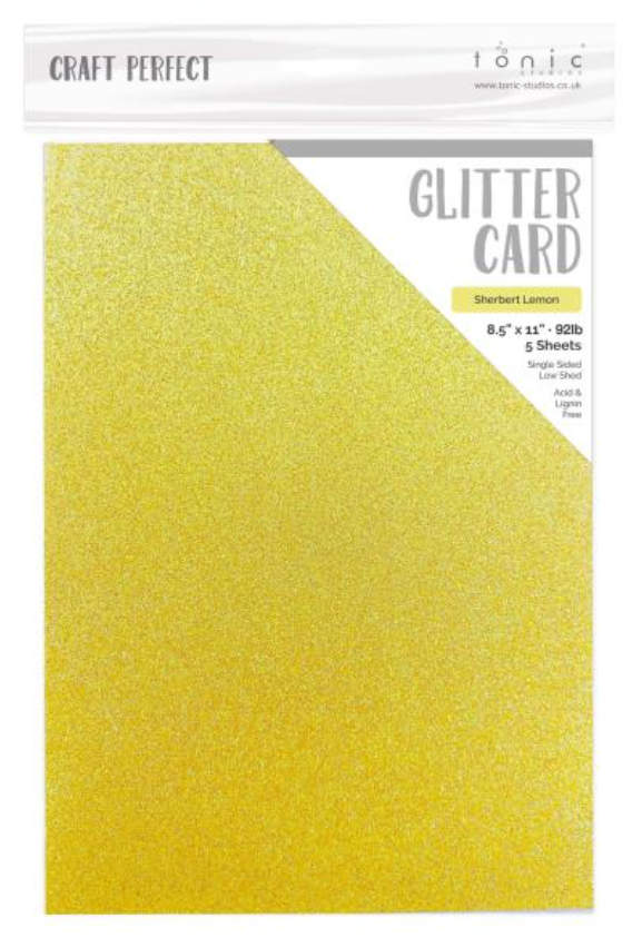 Craft Perfect Glitter Cardstock