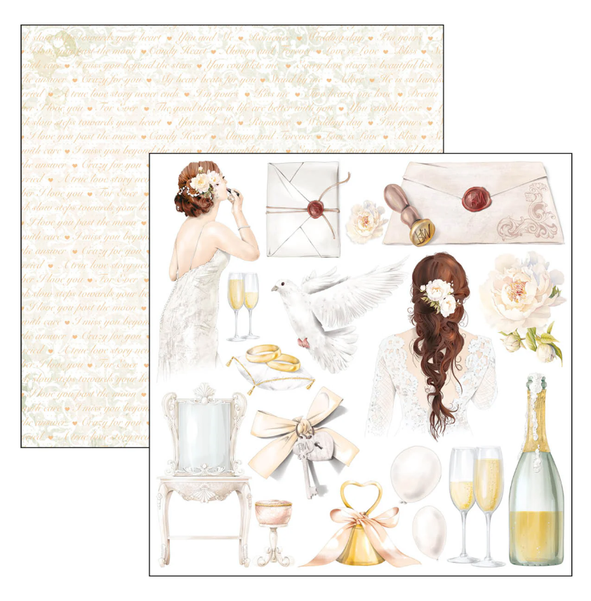 Always & Forever Fussy Cut Pad 6"x6" Pad