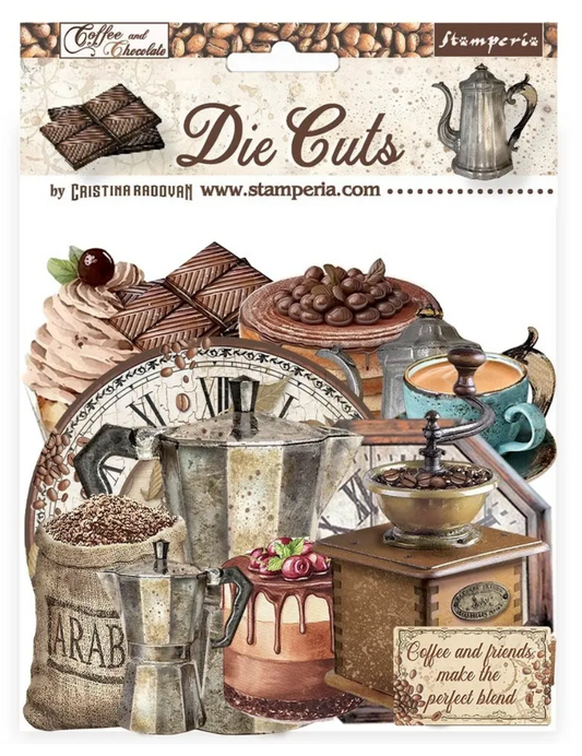 Coffee & Chocolate Stamperia Die-Cuts
