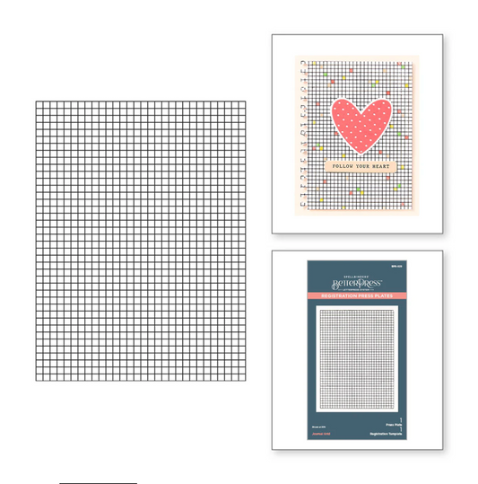 Journal Grid Registration BetterPress Plates