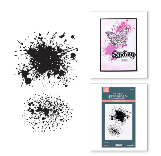Splatters BetterPress Plate