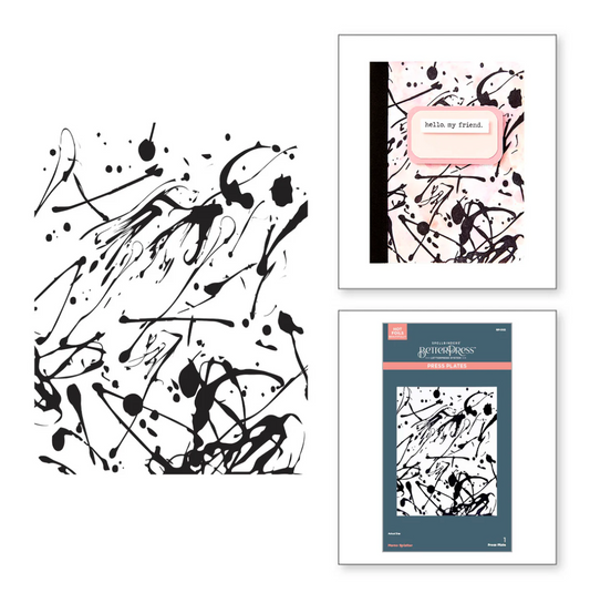 Memo Splatter BetterPress Plate