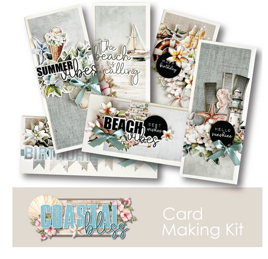 Coastal Bliss Card Making Kit