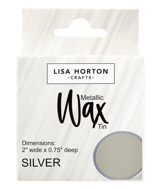 Lisa Horton Crafts Water Based Wax Tin - Silver #877