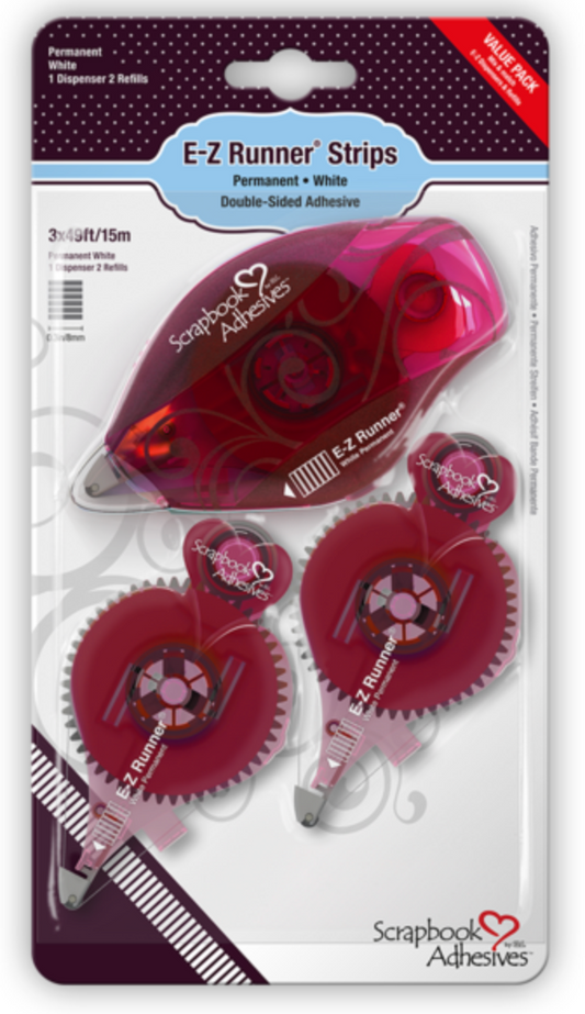 E-Z Runner® Permanent Strips Refillable Value Pack