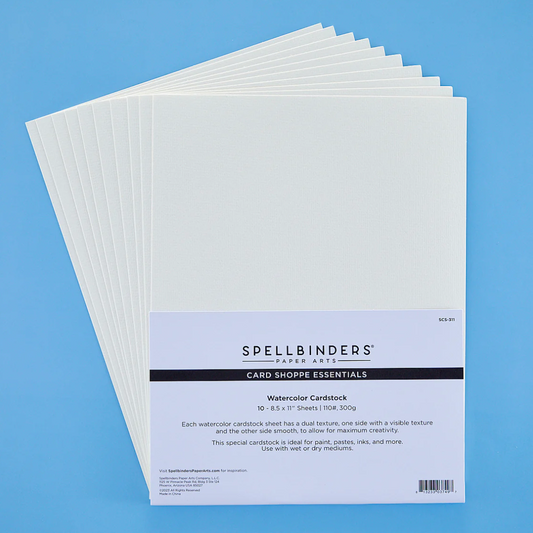 8.5" x 11" Watercolor Cardstock - 10 pack