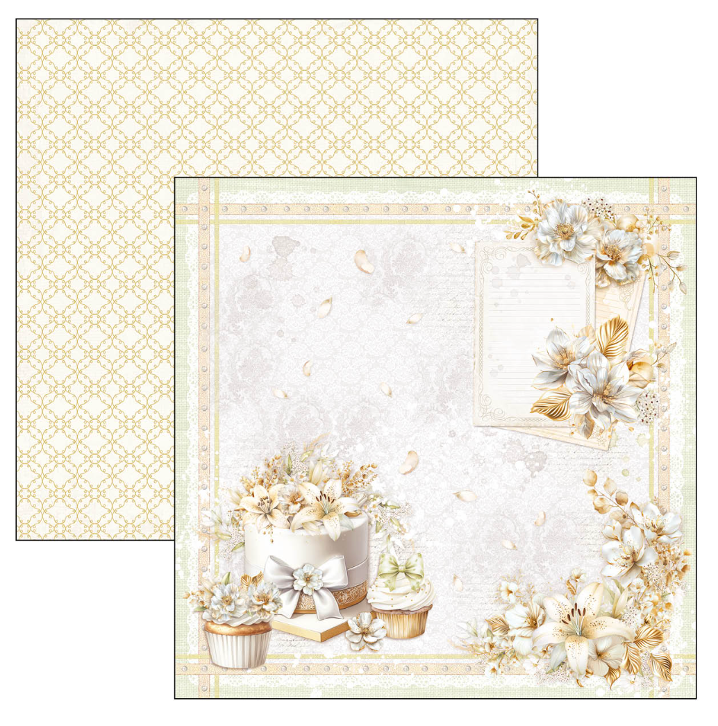 Blessing Day Paper Pad 12"x12" 12/Pkg