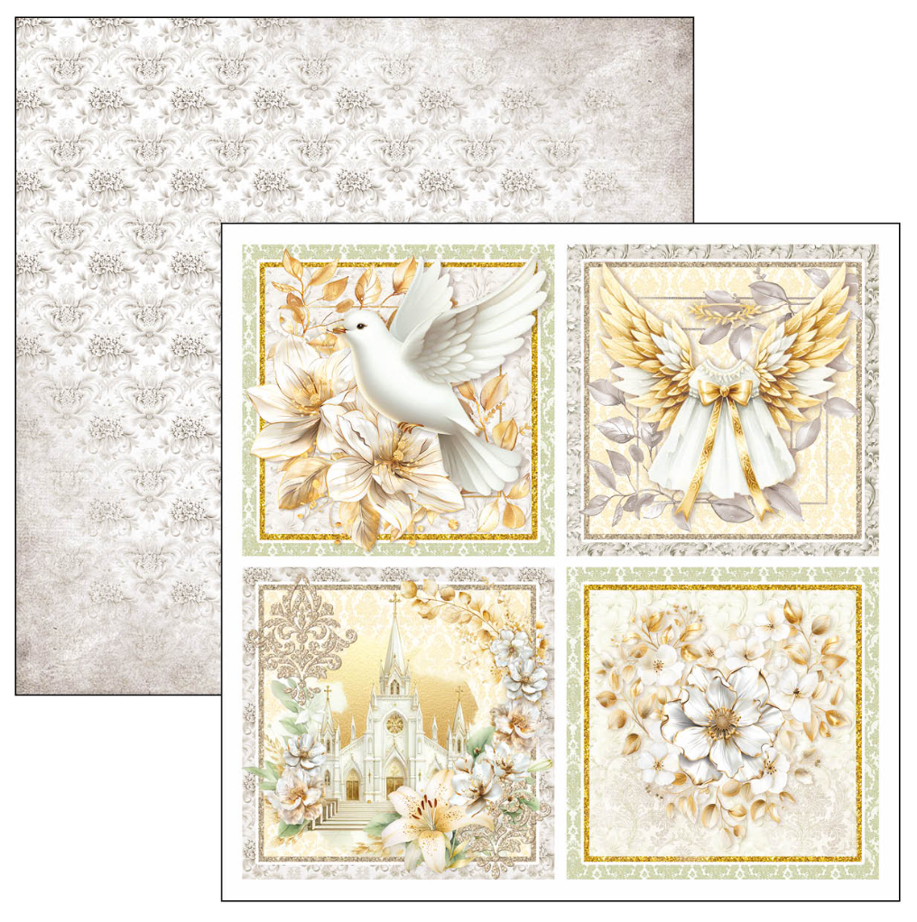 Blessing Day Paper Pad 12"x12" 12/Pkg