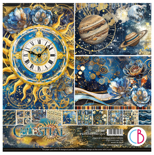 Celestial Patterns Pad 12"x12" 8/Pkg