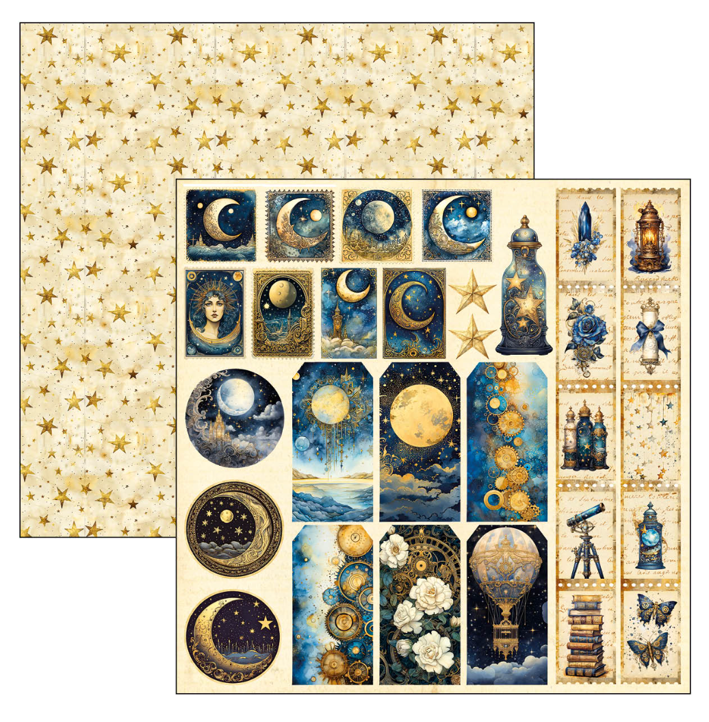Celestial Patterns Pad 12"x12" 8/Pkg
