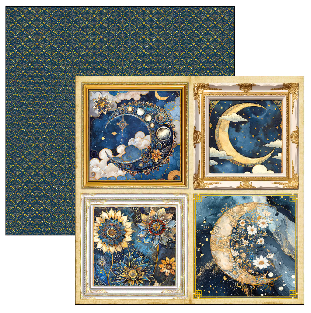 Celestial Patterns Pad 12"x12" 8/Pkg