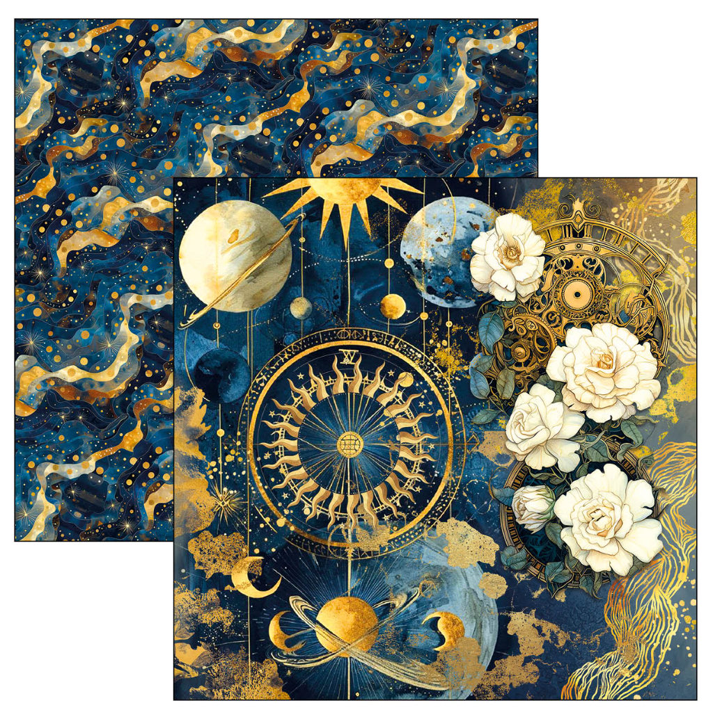 Celestial Patterns Pad 12"x12" 8/Pkg