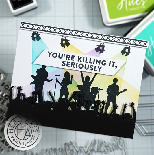 Hero Arts Essential Messages XL Stamp & Cut Set