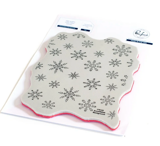 Snowflakes Background Cling Rubber Background Bundle
