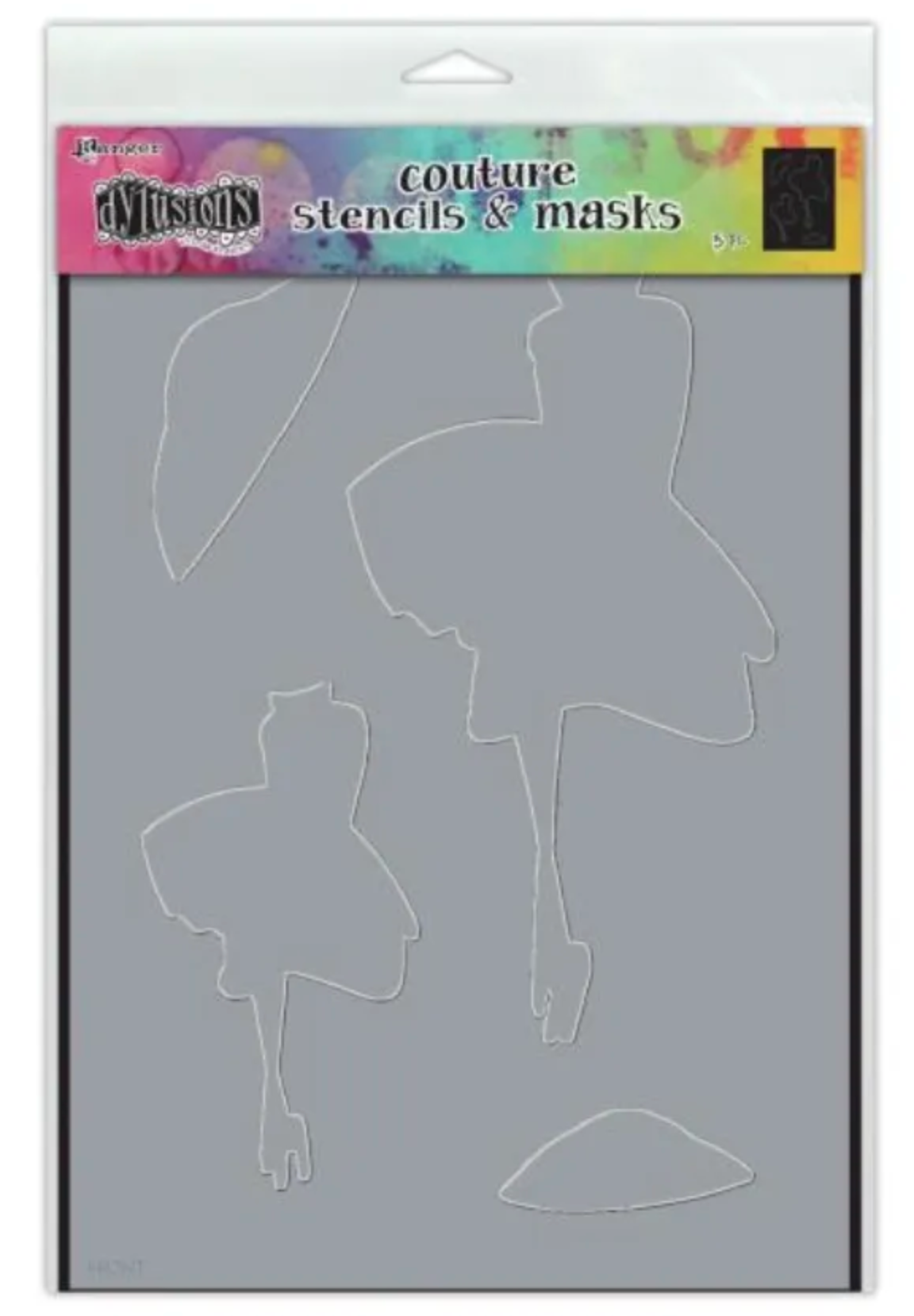 Walk in the Park Dylusions Couture Stencil & Mask