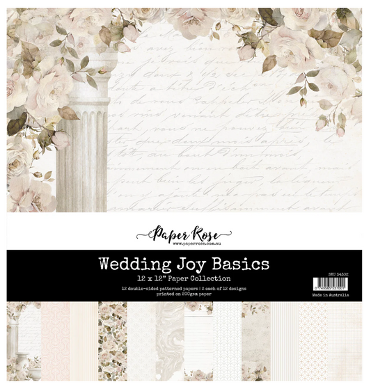 Wedding Joy Basics 12x12 Paper Collection
