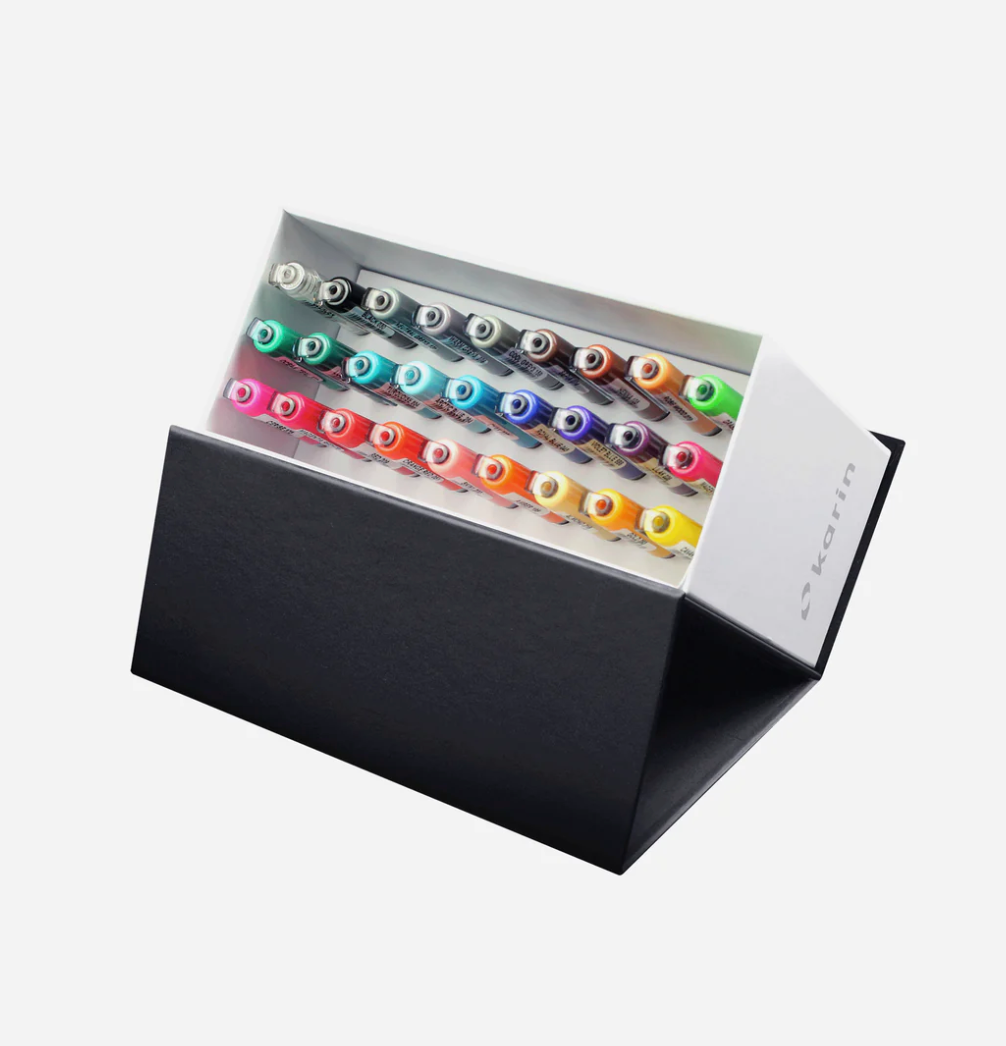 Karin Brushmarker PRO Mini Box 26 Color + 1 blender Set