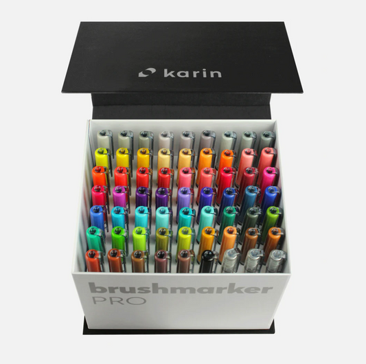 Karin Brushmarker PRO Mega Box 60 Color +3 blenders Set