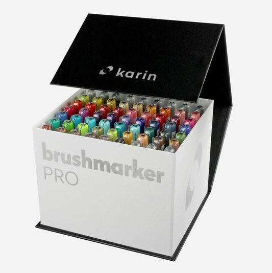 Karin Brushmarker PRO Mega Box 60 Color +3 blenders Set