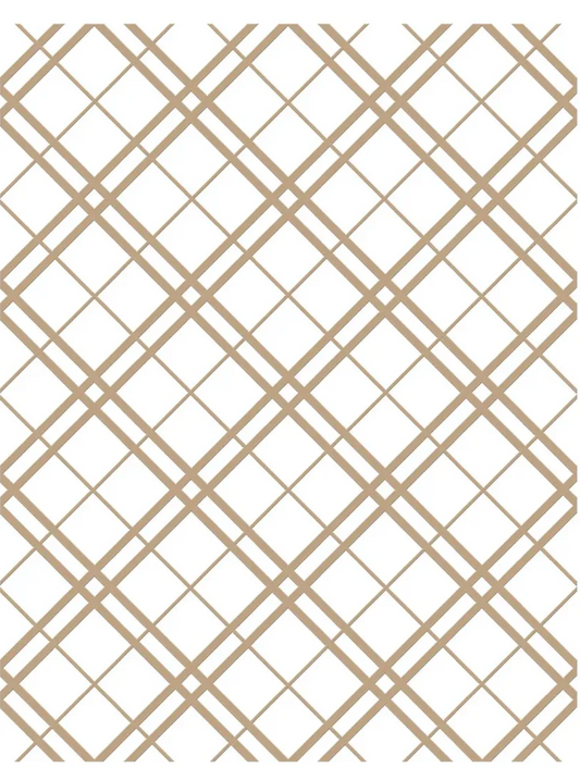 Plaid Tidings Background Glimmer Hot Foil Plate
