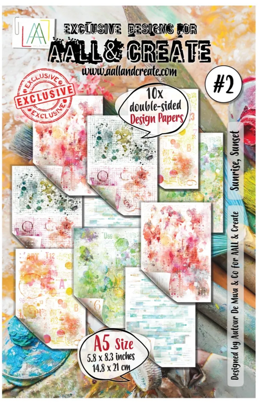 Sunrise, Sunset Double Sided Paper - AALL & Create