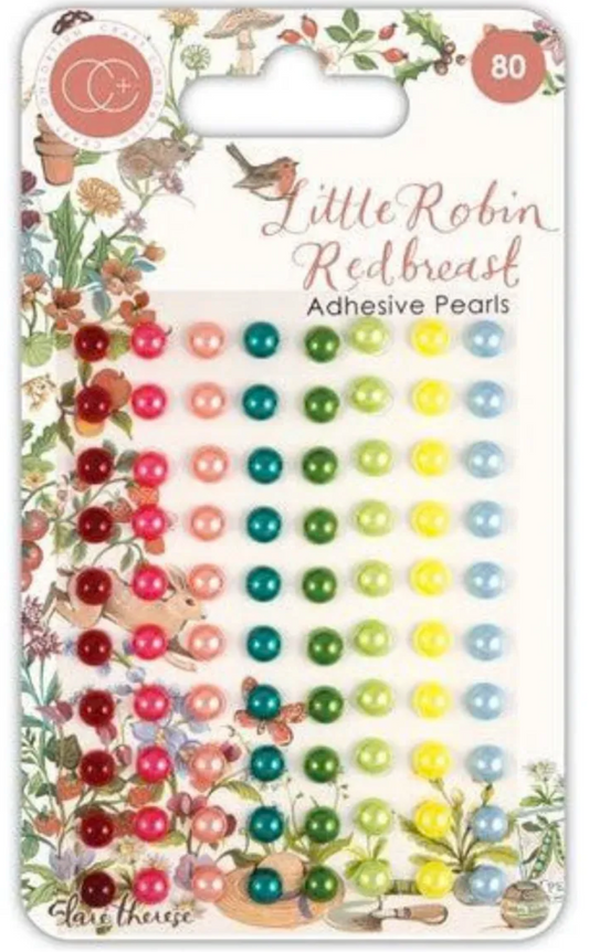 Little Robin Redbreast Adhesive Pearls