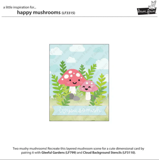 Happy Mushrooms Die Set
