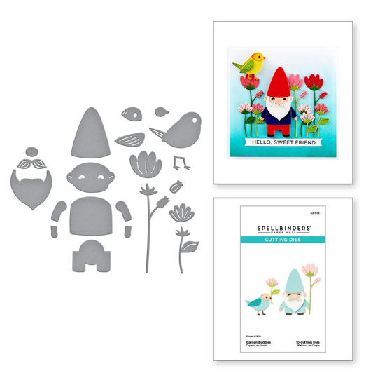 Garden Buddies Etched Dies