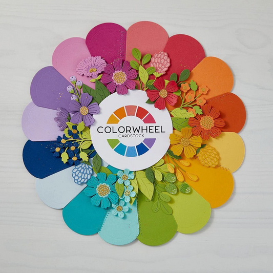The Full 48 ColorWheel Cardstock Pack 8.5" x 11" - 1 each