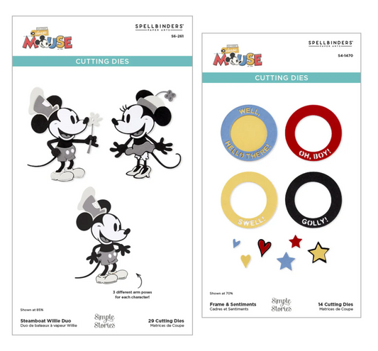 Say Cheese Classic Mouse Character Die Bundle