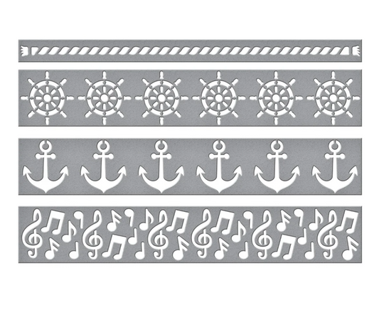 Classic Mouse Borders Etched Dies