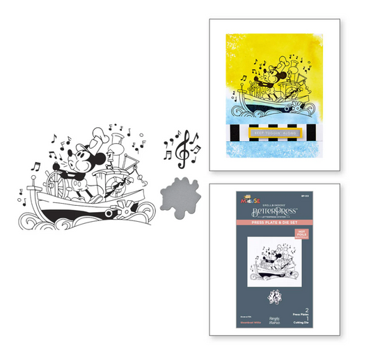 Steamboat Willie Press Plate & Die Set