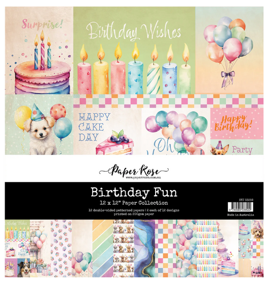 Birthday Fun 12x12 Paper Collection