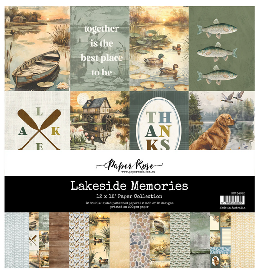 Lakeside Memories 12x12 Paper Collection