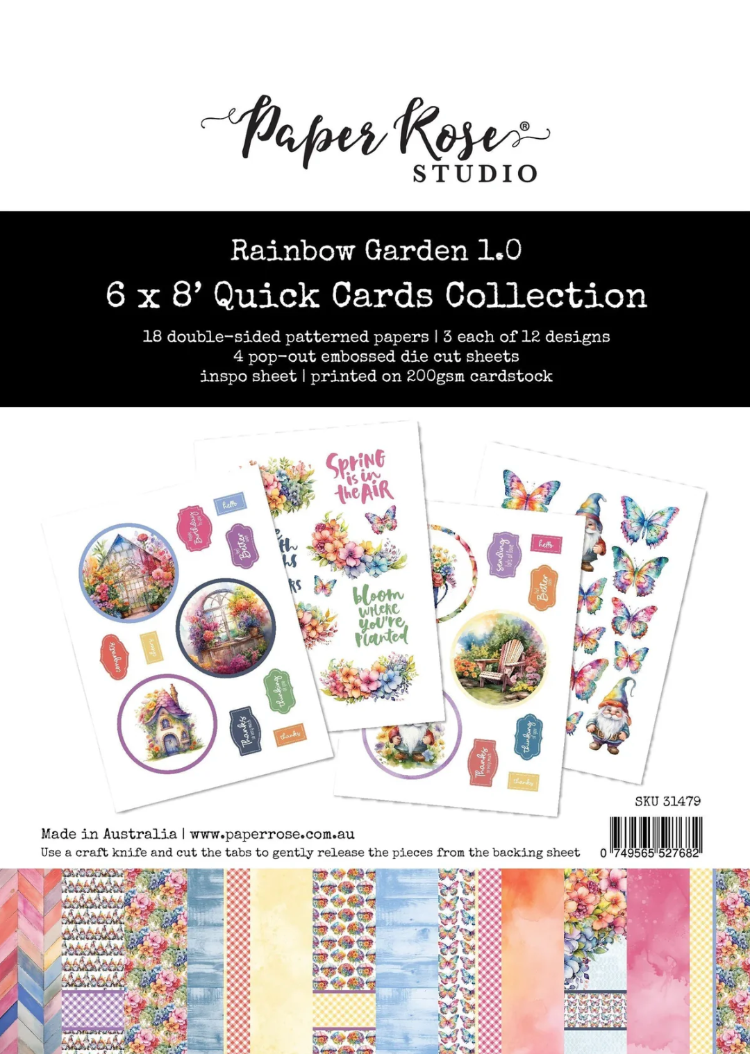 Rainbow Garden 1.0 6x8" Quick Cards Collection