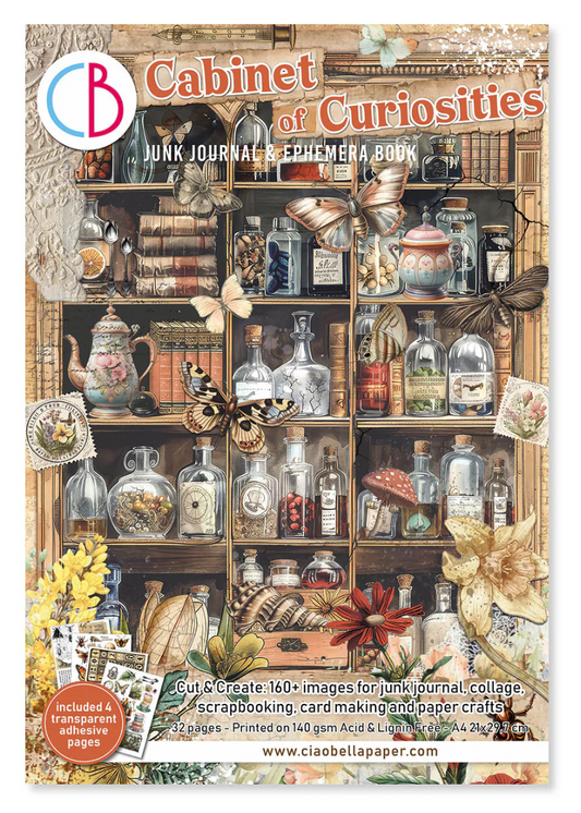 Cabinet Of Curiosities Junk Journal & Ephemera Book
