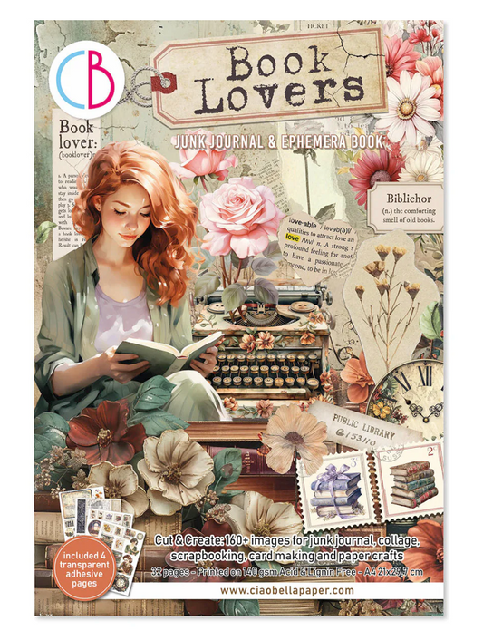 Book Lovers- Junk Journal & Ephemera Book