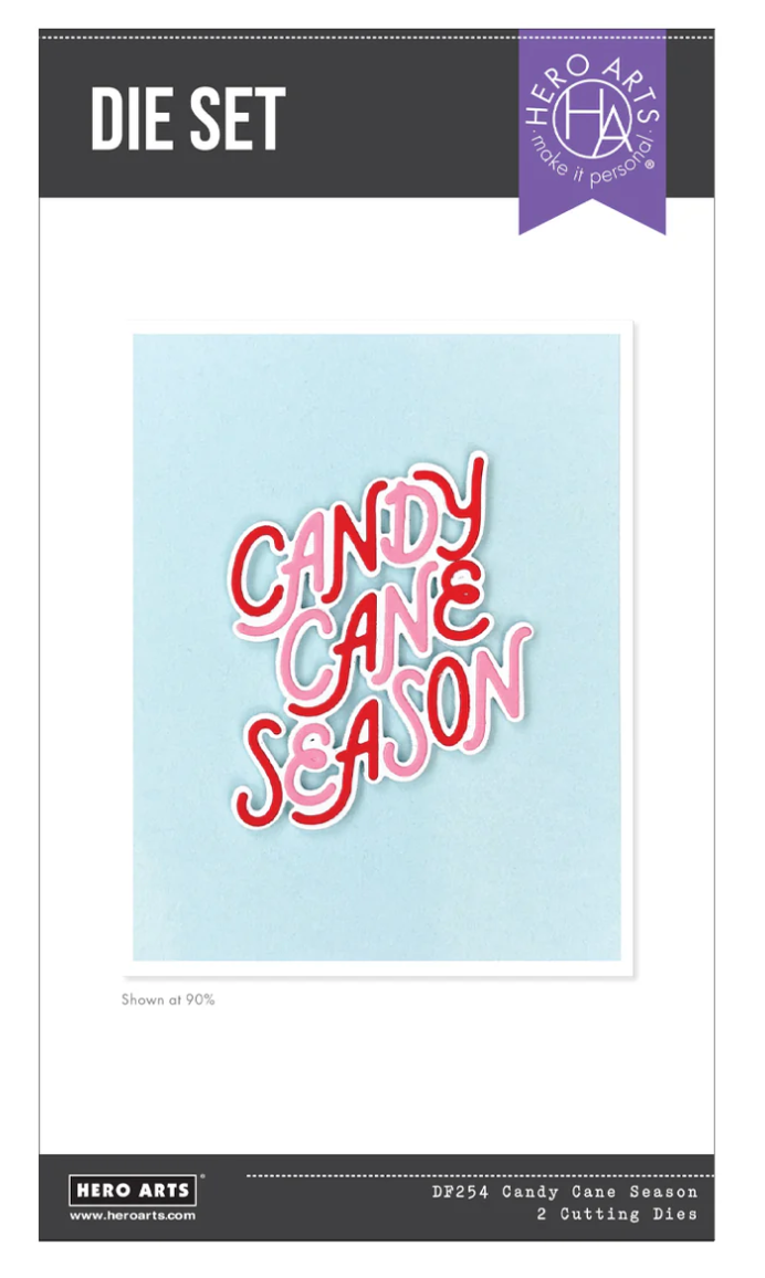 Hero Arts Candy Cane Season Etched Dies