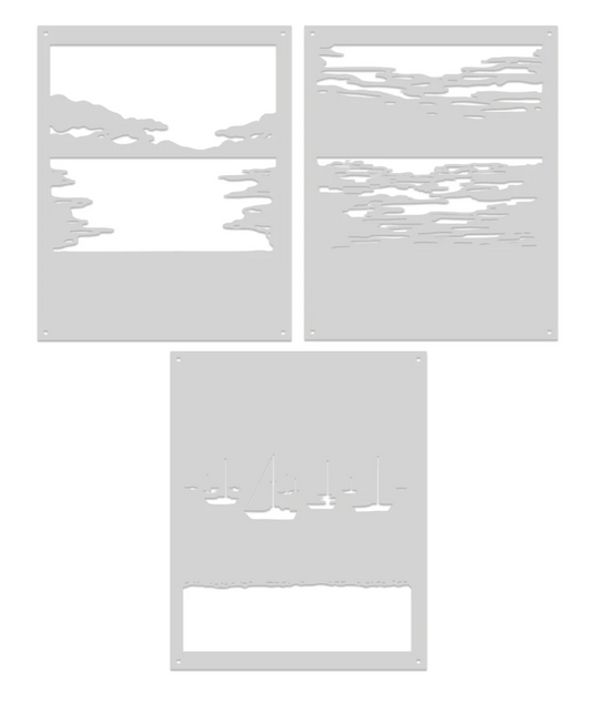 Hero Arts Color Layering Harbor Stencils